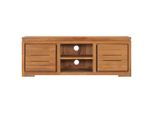 Mobile Tv 110 X 30 X 40 Cm In Legno Massiccio Di Teak