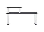 Vidaxl Mensola Da Cucina Nera 45×16×26 Cm In Vetro Temperato