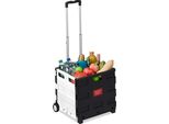 Relaxdays Carrello Spesa Pieghevole Con Ruote