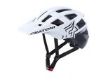 Cratoni Mtb - Casco Bici Allset Pro Bianco/Nero Opaco