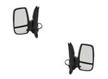 Johns, Specchietto Esterno Per Ford Transit 13 08/13- Set Destro E Sinistro, Nero