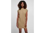 DáMské šAty Urban Classics Ladies Turtle Extended Shoulder Dress Khaki - Xl