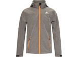 Nordberg Mats - Giacca Estiva Softshell Outdoor Uomo - Grigio Melange - Taglia 4XL