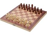 Tolletour Set Scacchi Fatto A Mano Pieghevole Gioco Scacchi Tavolo Scacchi In Legno 3 In1 29*29CM