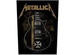 Metallica - Chitarra - Patch "Hetfield"" RO3581 (Taglia Unica) (Nero/Oro)"
