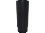 Vivanno Vaso Da Fiori In Vetroresina Escada Rotondo, Nero Opaco - 35X90 Cm