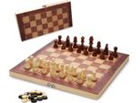Set Di Scacchi Pieghevole Tolletour, Scacchiera, Scacchi Per Viaggi Ed Escursioni, Set Di Scacchi Con Pezzi 29 X 29 Cm
