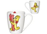 Becher Ritzenhoff & Breker "Haribo Balla Sticks, 360 Ml", Weiß (Bunt), B:13Cm H:10Cm Ø:9Cm, Porzellan, TrinkgefäßE, Becher, SpüLmaschinenfest