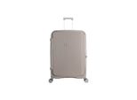 Koffer Elle "Davine", Gr. B/H/T: 56Cm X 76,5Cm X 31,5Cm, Beige (Sand), Polypropylen, Koffer, Aus Polypropylen-Material