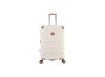Koffer Elle "Glam", Gr. B/H/T: 44Cm X 67Cm X 28Cm, Beige (Beige, Braun), Koffer, Aus Robustem Abs-Material