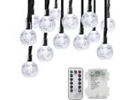 Catena Luminosa Da Esterno, Luci Led, Luci Solari Da Giardino E Illuminazione Da Giardino (Luci Led 20Pcs, 5M) - Solstice Bianco