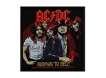 Ac/Dc - Toppa "Highway To Hell"" - Poliestere RO6345 (Taglia Unica) (Nero/Rosso)"
