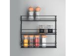 Metaltex Pepito 4 Wandkruidenrek 4 Etages 36X8X45 Cm Zwart