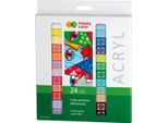 Colori Acrilici 24 Colori X 12 Ml Happy Color