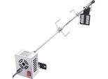 Vevor Maialino Da Latte Griglia Agnello 100,6 Cm, 12 Kg Acciaio Inox Spiedo Griglia Arrosto 9 W, Agnello Griglia Barbecue Carrello Barbecue, Grande Griglia Spiedo Adatto Per Tacchino, Prosciutto Ecc.