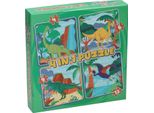 Wins Holland Puzzle 4In1 - Dino, 12 Pezzi.