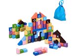 Relaxdays Blocchi Da Costruzione Colorati In Un Set