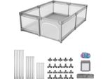 Succebuy Baby Playpen, 2000X1785 Mm, Area Gioco Per Bambini, Area Gioco Versatile Per Interni Ed Esterni, Centro Attività Di Sicurezza Con 50 Palline Oceaniche, Porta Con Cerniera E Rete Traspirante