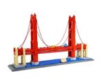 Kit Di Modellini Coil, Modello Architettonico, Blocchi Da Costruzione, Blocchi Da Gioco, Blocchi Compatibili, Golden Gate Bridge A San Francisco, 1977 St.