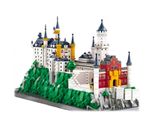 Kit Di Modellini Coil, Modello Architettonico, Blocchi Da Costruzione, Blocchi Da Gioco, Blocchi Compatibili, Castello Di Neuschwanstein, Schwangau, 1969 Pezzi.