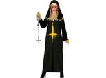 Costume Di Halloween Da Suora Horror, Taglia: 38 - 40 (M) Colore: Nero