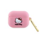 Hello Kitty Hkap3Dkhsp Airpods Pro CoverróżOwy/Pink Silicone 3D Kitty Head