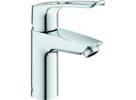 Grohe Eurosmart Mitigeur Monocommandé Pour Lavabo, S-Size, Saillie 111Mm, Sans Vidage, SéCurité Anti-BrûLure Thermique, 23986003, 23986003