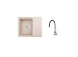 Set Alveus Gem 20 + Rubinetto Mintas Brs Colore: Beige