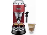 De'longhi Dedica Ec 685.R - Kaffeemaschine, Rot 15 Bar