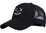 Cappello Da Baseball Nero Con Ricamo Universale