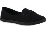Van Hill Donna Ballerine Sportive Comode Scarpe Casual In Tessuto 841298, Colore: Nero, Taglia: 37