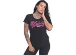 Yakuza Damen Maglietta Girocollo Curva Evil Only, Schwarz, Xs