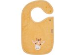 Lätzchen STERNTALER Druckknopf Giraffe Kaya, Baby, gelb (ocker), Baumwolle, Lätzchen