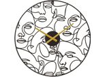 Mauro Ferretti Orologio Da Parete Ø 50X3,5 Cm Nero
