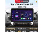 8-Kern 10.1" Android 15 Autoradio Carplay Per Vw T5 Multivan 2008-2015 Gps Navi Wifi Bt Dab+ Swc Usb 6+128G Mit Drehknopf"