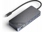 Orico Om28Pr-G2 Docking Station Usb-C Con Supporto Per Dischi M.2 + 1X Usb-A 3.2 + 1X Usb-C 3.2 + 2X Usb-A 2.0 + 1X Hdmi + 1X Ethernet - Nero