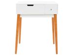 Tavolino Da Toilette Con Specchio Mdf 60 X 50 X 86 Cm