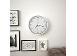 Vidaxl Orologio Da Parete Radiocomandato Con Movimento Al Quarzo 31 Cm Bianco