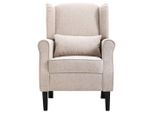 Vidaxl Poltrona In Tessuto Beige