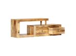 Vidaxl Mobile Tv 120 X 30 X 40 Cm In Legno Massiccio Mango