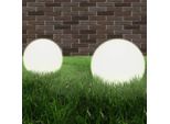 Luci Da Giardino A Led 4 Pz. Sferica 40 Cm Pmma