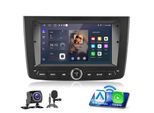 Autoradio Carplay Android 15 Con Touchscreen Da 7" Per Alfa Romeo Mito 2008-2019 Gps Navi Wifi Dab+ Bt Usb Swc 2+64G Nero Con Telecamera"