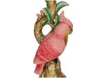 Portacandele Pink Parrot - Uccello Rosa - 9X8X28Cm - Portacandele Decorativo Dal Design Giocoso - Per Candele A Colonna - Accessori Per La Casa