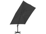 Vidaxl Ombrello Semaforo Con Palo In Alluminio 3X3 Cm Nero