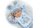 55 Cm Realistico Morbido Vinile Silicone Reborn Baby Dolls Lifelike Neonato