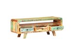 Mobile Tv 117X30X41 Cm In Legno Massiccio Antico