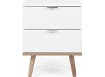 Comodino Finori GöTeborg 60 Bianco E Rovere Sonoma