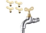 Inf Rubinetto Ottone Bloccabile Con Chiave Per Lavatrice Antifurto Esterno