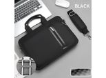 Borsa Per Computer Antiurto Borsa Portatile Per Notebook A Spalla Singola, Nero-13,3/14 Pollici