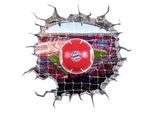 Lampada Led Fc Bayern MüNchen A Forma Di Pallone Con Adesivo 3D Da Parete